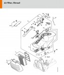 Stihl TS 480i-A Electronic Water Control Cut-Off Machines TS Spare Parts